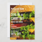 Burger 5x7 brochure kaart (Achterkant)