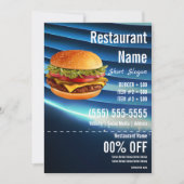 Burger 5x7 Flyer Kaart (Voorkant)