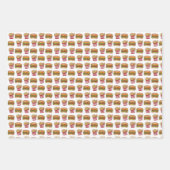 Burger and Fries Fast Food Cheeseburger French Fry Inpakpapier Vel (Voorkant)