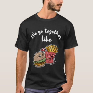 Burger and Fries Shirt Funny Couple Burger Best Fr