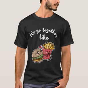 Burger and Fries Shirt Funny Couple Burger Best Fr