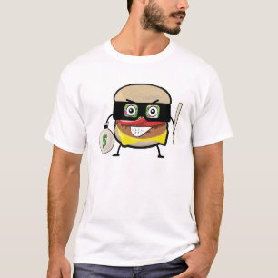 Burger Bandit - Grappige Karakter Illustratie T-shirt