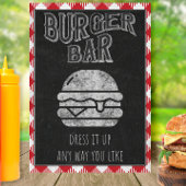 Burger Bar Ik Doe BBQ Bord Poster