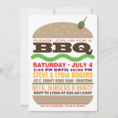 Burger Barbeque | Zomer BBQ Kaart (Voorkant)