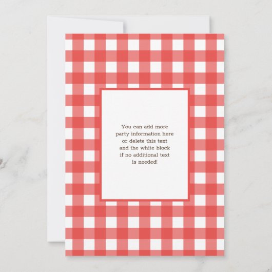 Burger Barbeque | Zomer BBQ Kaart (Achterkant)