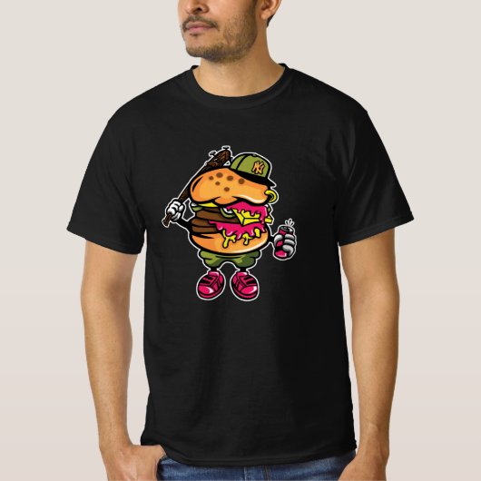 Burger Bastard T-shirt (Voorkant)