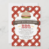 Burger BBQ Wedding Shower-uitnodigingen Kaart (Voorkant)