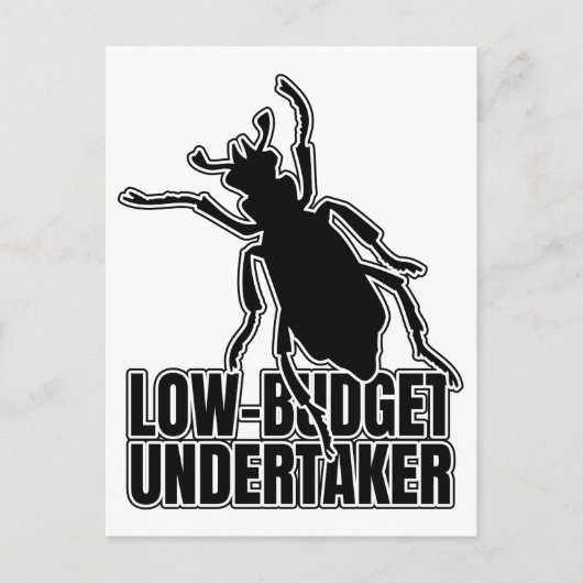 Burger-Beetles-gravediënt - Entomologie Briefkaart (Voorkant)