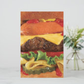 burger briefpapier (Staand voorkant)