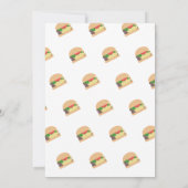 Burger Brunch Afstudeeruitnodiging Kaart (Achterkant)