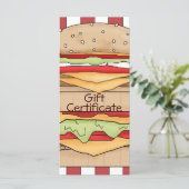 Burger Cadeaubon (Staand voorkant)