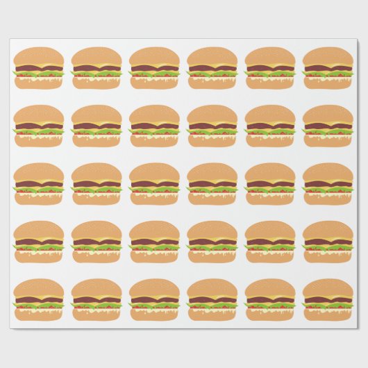 burger cadeaupapier (Vlak)