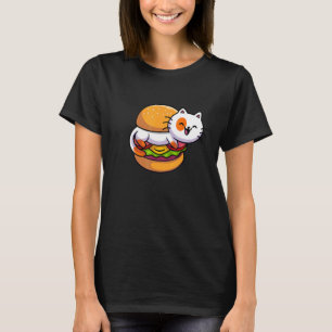 Burger cheeseburgers hamburger fast food snacks ba t-shirt