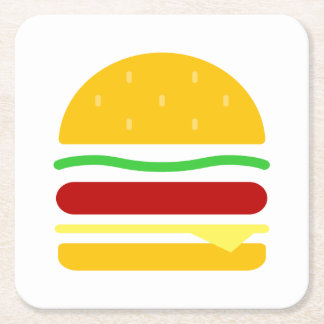 Burger Clipart Kartonnen Onderzetters