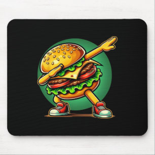 Burger Dabbing Dansen Grappig Burger Hamburger Ete Muismat
