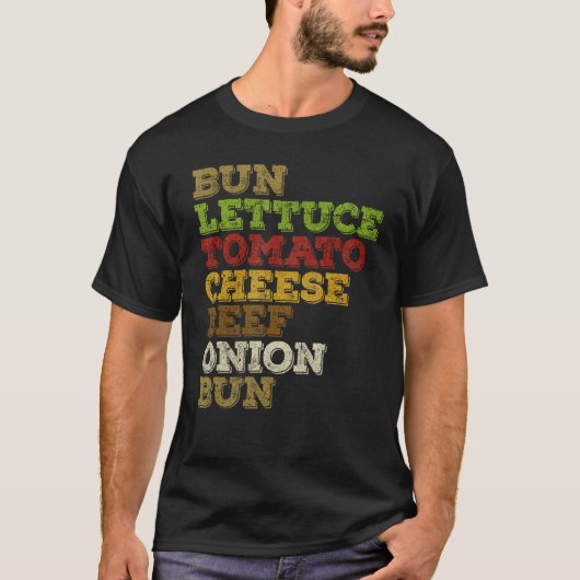 Burger Day Cheeseburger Hamburger Beef Anatomy T-shirt (Voorkant)