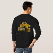Burger Design- Delicious Fast Food Illustration T-shirt (Achterkant volledig)