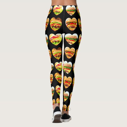 Burger Desire FoodMood Leggings (Achterkant)