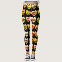 Burger Desire FoodMood Leggings