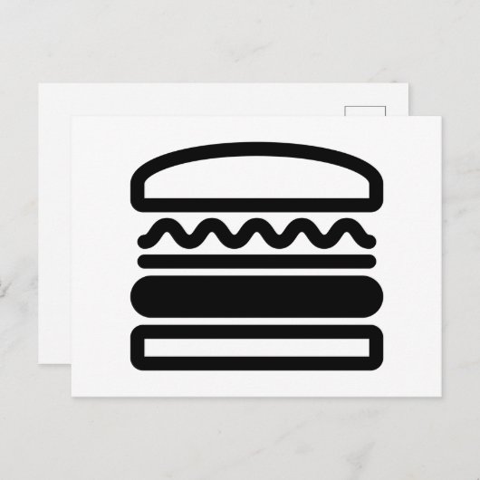 Burger Dreams Briefkaart (Voorkant / Achterkant)