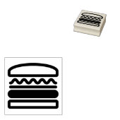 Burger Dreams Rubberstempel (Gestempeld)