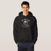 Burger Eating Champion Burger  Foodie Hamburger Hoodie (Voorkant volledig)