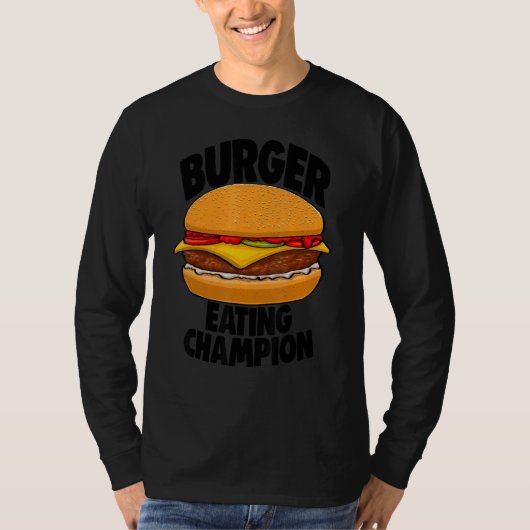Burger Eating Champion Burger T - shirts Women Foo (Voorkant)