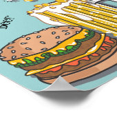 Burger en Beer Poster (Hoek)
