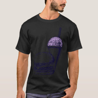 Burger en een Grape Snow Cone T-shirt