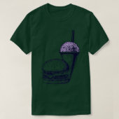 Burger en een Grape Snow Cone T-shirt (Design voorkant)