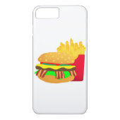 Burger en Fries Case-Mate iPhone Case (Achterkant)
