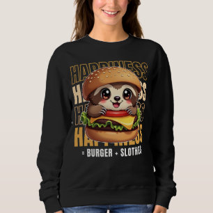 Burger en kleren maken me gelukkig trui