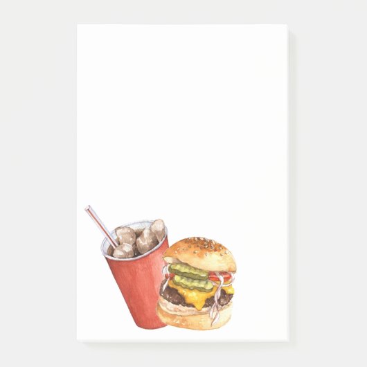 Burger en post-it® notes (Voorkant)