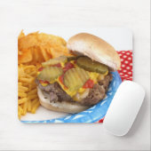 Burger en Sides Muismat (Met muis)