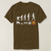 Burger Evolution, Cheeseburger Fast Food Barbecue T-shirt (Design voorkant)
