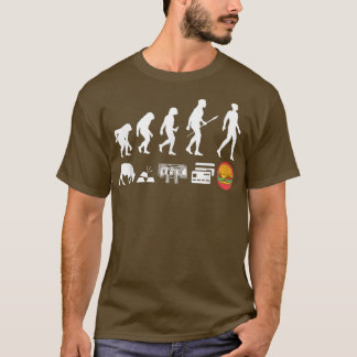 Burger Evolution, Cheeseburger Fast Food Barbecue T-shirt