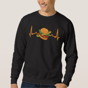 Burger & French Fries Heartbeat Fast Food Costuum Trui