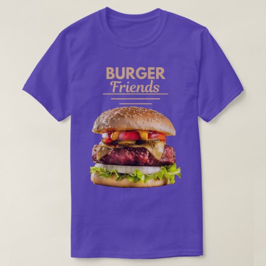 Burger Friends National Hamburger Day May 28 Fas T-shirt (Design voorkant)