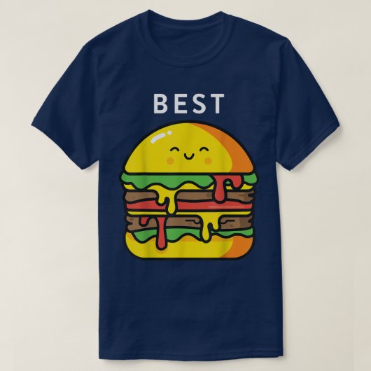 Burger Fries Best Friend T's Matching BFF Outfits T-shirt (Design voorkant)
