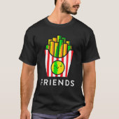 Burger Fries Beste Vriend T Shirten Matching BFF O T-shirt (Voorkant)