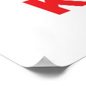 Burger & Fries & Tomato Ketchup. Poster (Hoek)