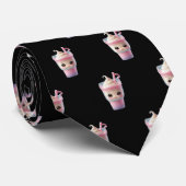 Burger friet milkshake chibi stropdas (Opgerold)