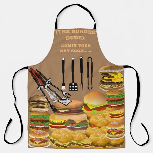 Burger Guy Apron Schort (Voorkant)