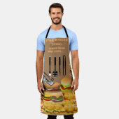 Burger Guy Apron Schort (Gedragen)