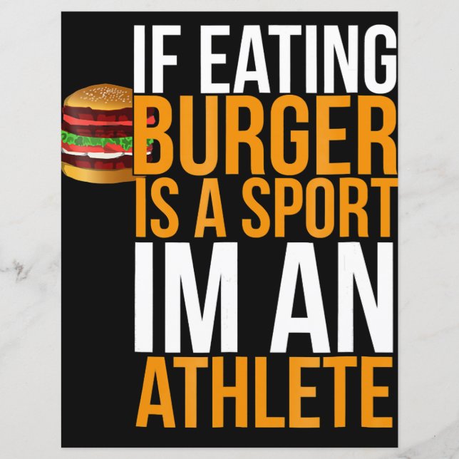Burger Hamburger BBQ Humor Funny Pun Gift Idea (Voorkant)