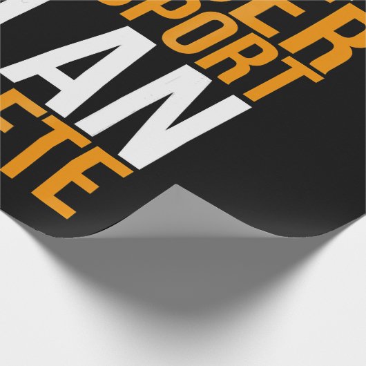 Burger Hamburger BBQ Humor Funny Pun Gift Idea Cadeaupapier (Hoek)