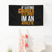 Burger Hamburger BBQ Humor Funny Pun Gift Idea Spandoek (Insitu)