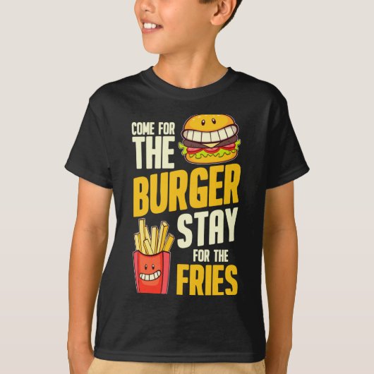 Burger hamburger bbq vlees - cheeseburger t-shirt (Voorkant)