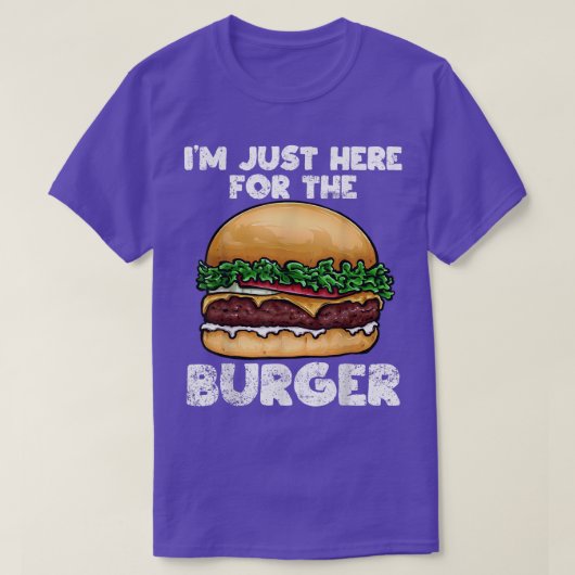 Burger Hamburger Fast Food Lover T-shirt (Design voorkant)