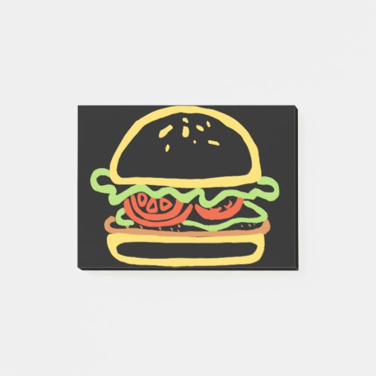 BURGER HAMBURGER POST-IT® NOTES (Voorkant)